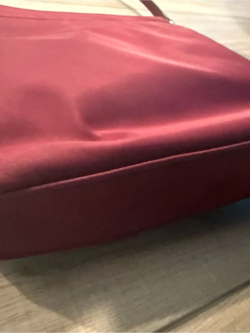 Kate Spade New York Burgundy Jae Flat Crossbody Bag